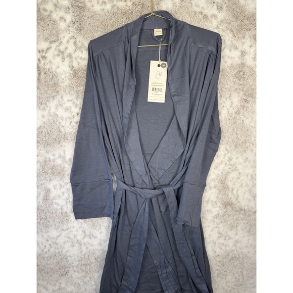 NWT Goumi Kids Mom Midnight Blue Robe XS/S Bamboo Organic Cotton - Picture 3 of 4